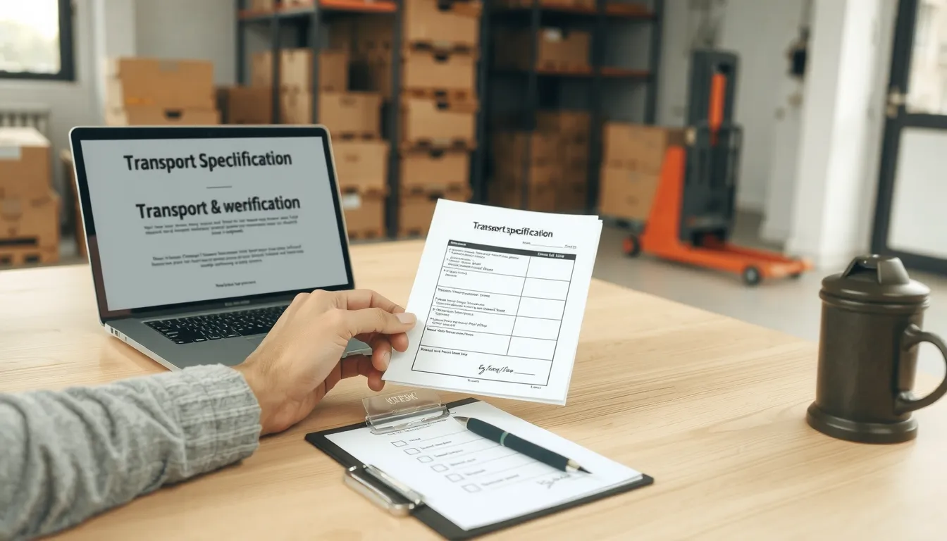 cahier des charges logistique