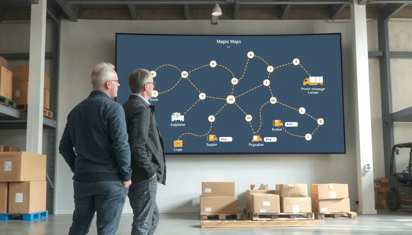 cartographie des flux logistiques