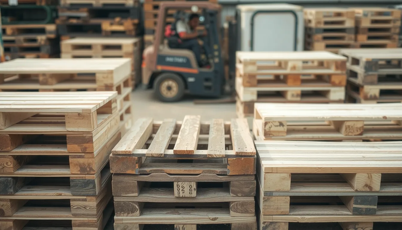 palette en bois taille