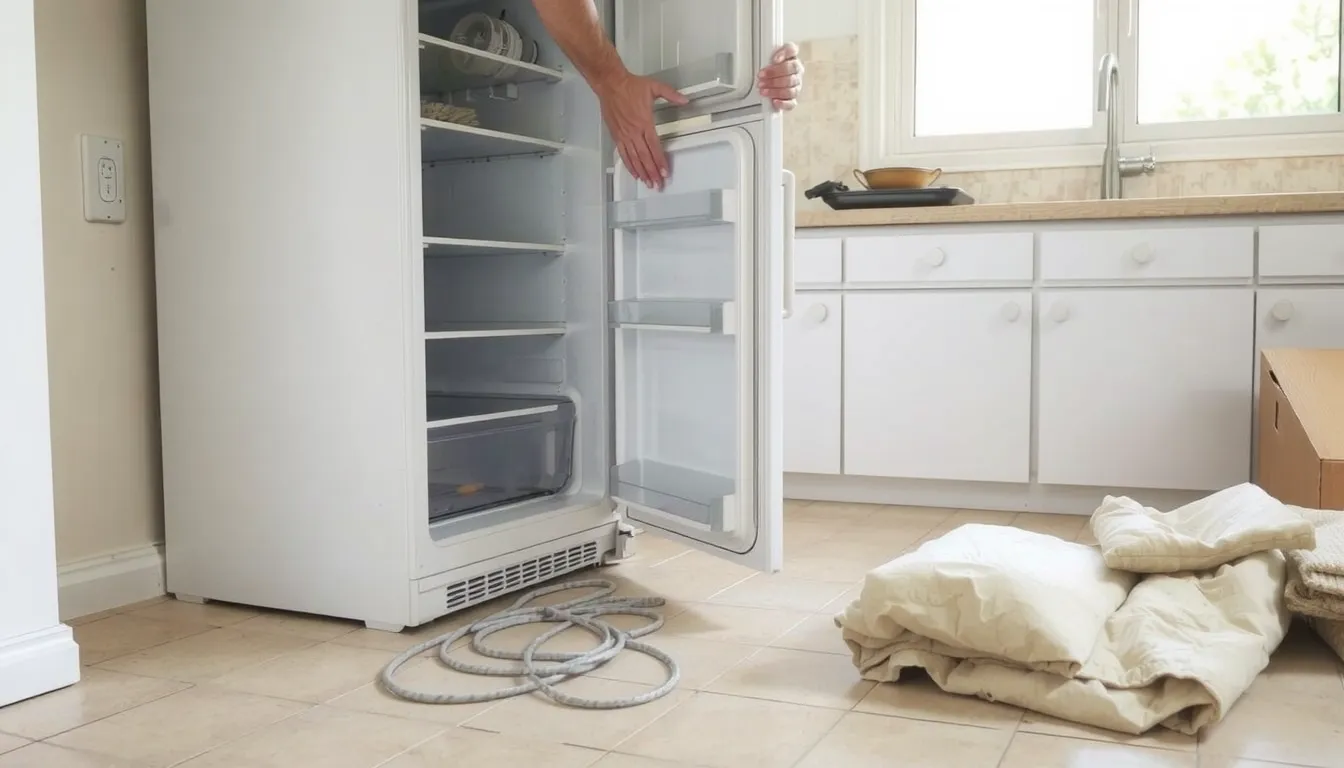 quand rebrancher un frigo après transport