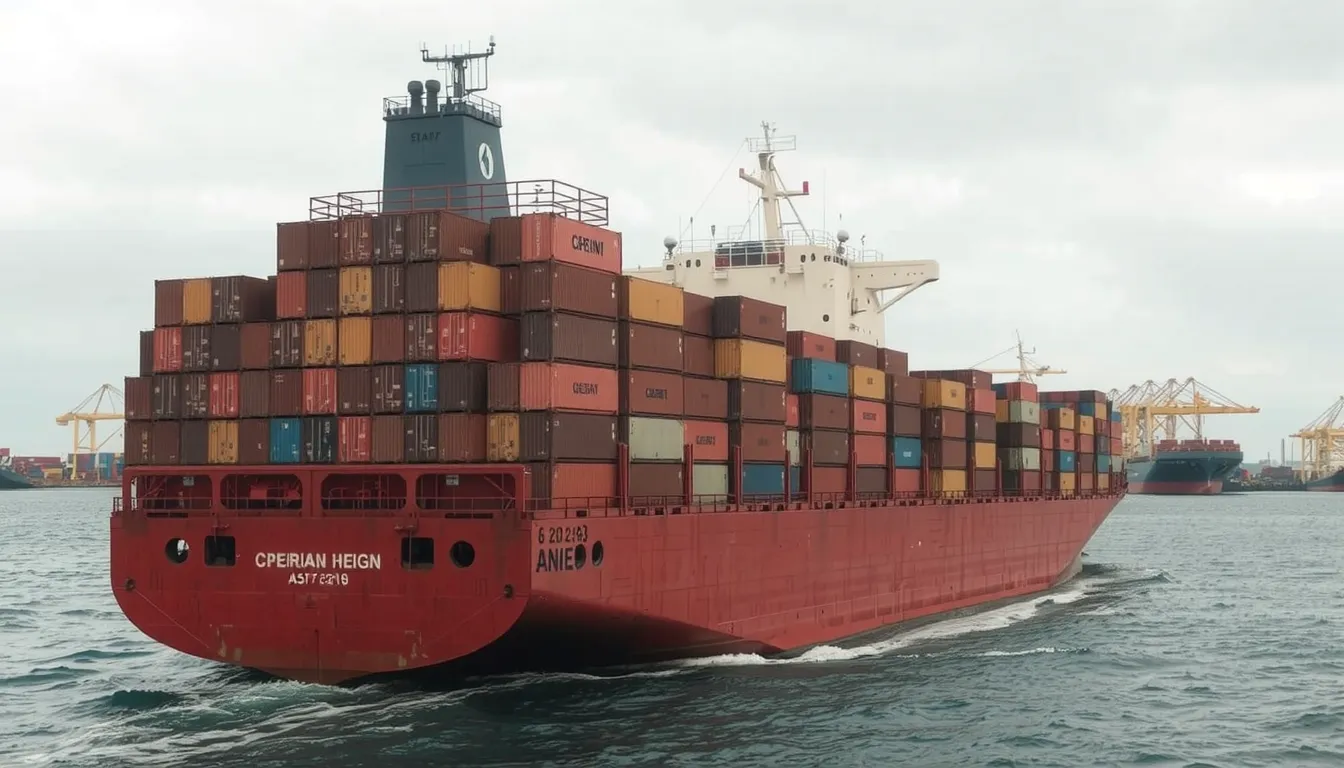 transport maritime mondial